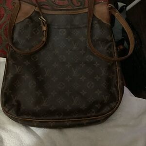 Louis Vuitton Dark Brown Monogram Odeon MM Shoulder Bag